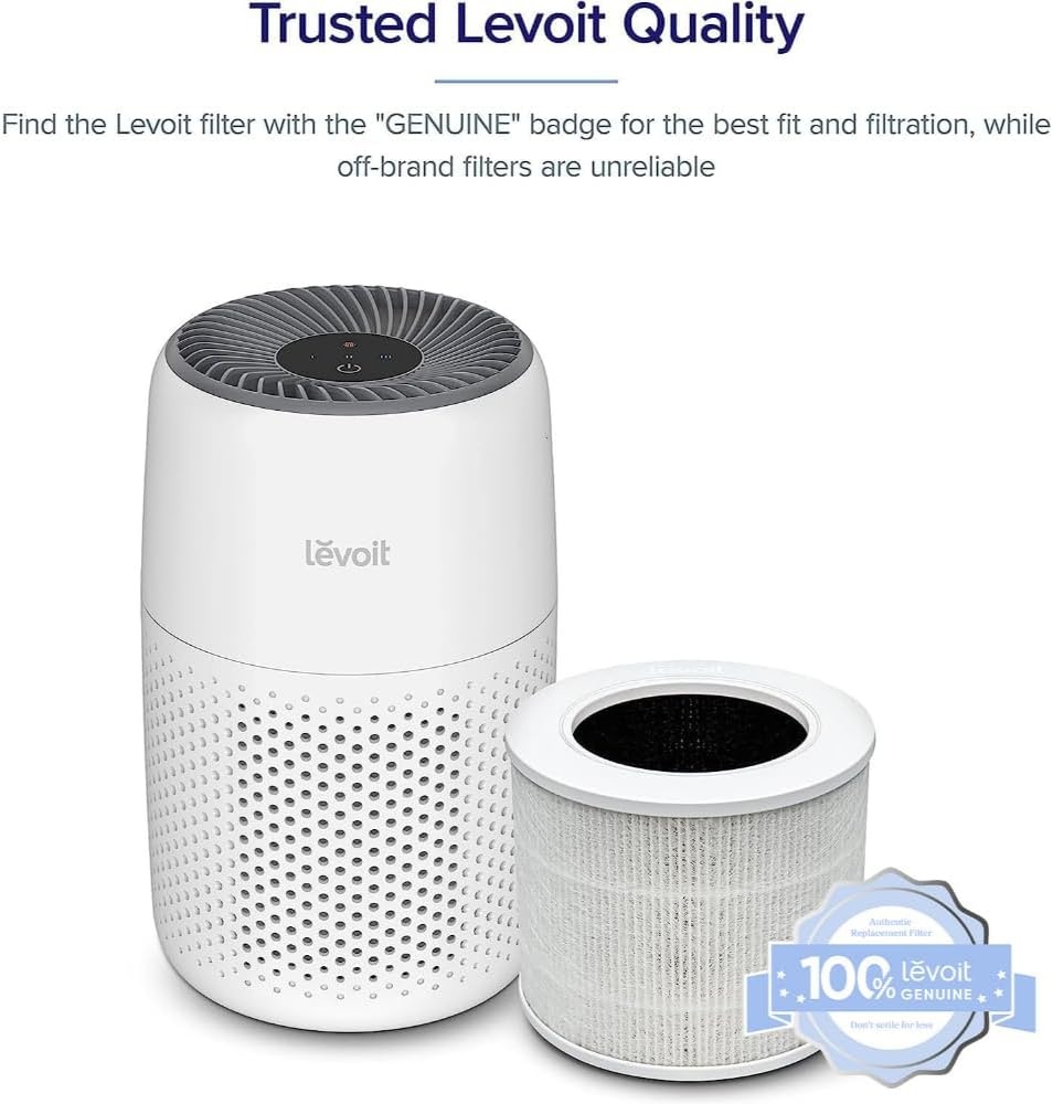 image:imageLevoit Core P350P Air Purifier Replacement FilterGenuine Air Filter1PackCore MiniP Filter 2Pack