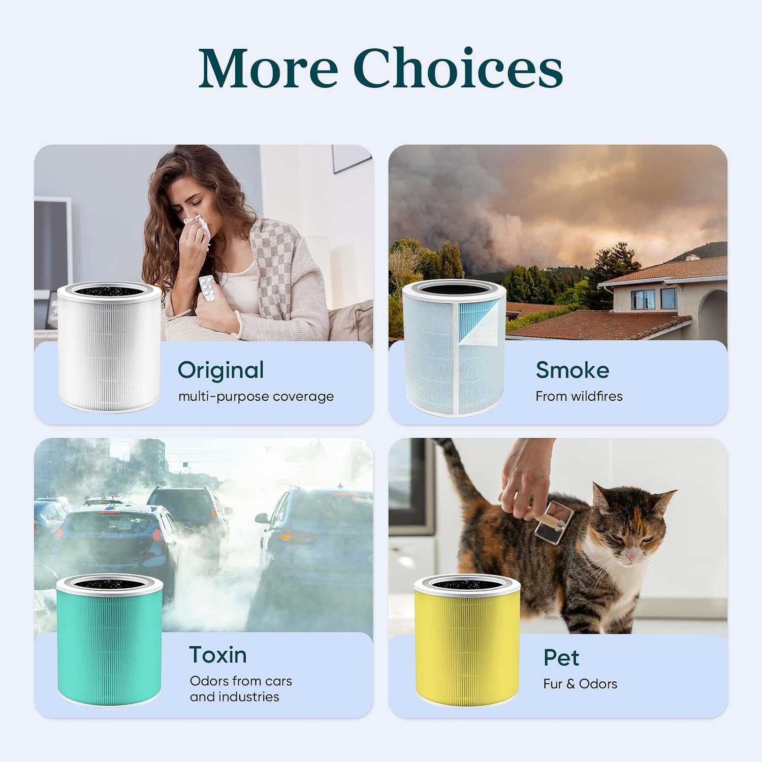image:imageLevoit Genuine Core 400SP Air Purifier Pet Allergy Replacement Filter HEPA Sleep Mode HighEfficiency Activated Carbon Removes Pollen Allergens Dust Pet Hair Core 400SRFPAYellow 1 PackCore 400SP Filter