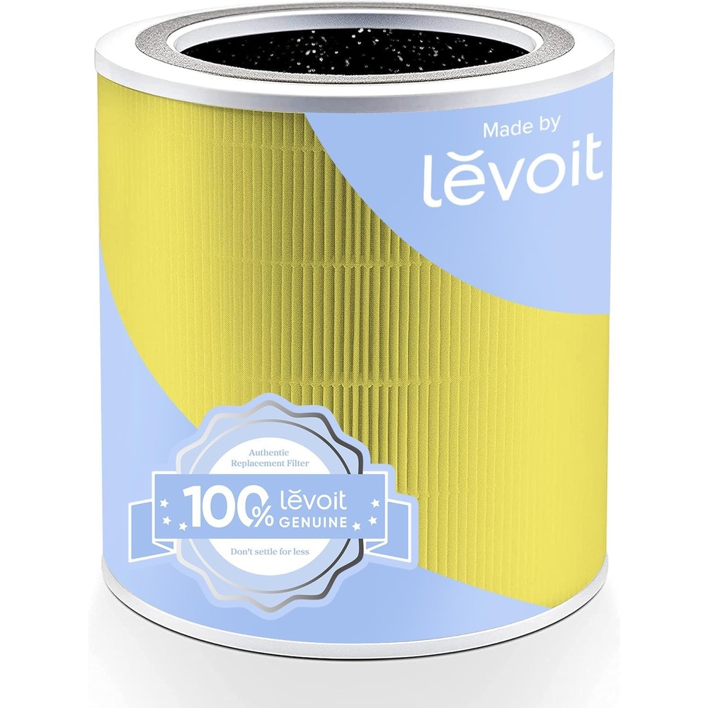 image:imageLevoit Genuine Core 400SP Air Purifier Pet Allergy Replacement Filter HEPA Sleep Mode HighEfficiency Activated Carbon Removes Pollen Allergens Dust Pet Hair Core 400SRFPAYellow 1 PackCore 400SP Pet Allergy Filter