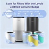 Levoit Genuine Core 400S-P Air Purifier Pet Allergy Replacement Filter | HEPA Sleep Mode, High-Efficiency Activated Carbon, Removes Pollen, Allergens, Dust, Pet Hair, Core 400S-RF-PA,Yellow, 1 Pack(Core 400S-P Filter)