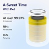 Levoit Genuine Core 400S-P Air Purifier Pet Allergy Replacement Filter | HEPA Sleep Mode, High-Efficiency Activated Carbon, Removes Pollen, Allergens, Dust, Pet Hair, Core 400S-RF-PA,Yellow, 1 Pack(Core 400S-P Pet Allergy Filter)