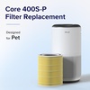 Levoit Genuine Core 400S-P Air Purifier Pet Allergy Replacement Filter | HEPA Sleep Mode, High-Efficiency Activated Carbon, Removes Pollen, Allergens, Dust, Pet Hair, Core 400S-RF-PA,Yellow, 1 Pack(Core 400S-P Pet Allergy Filter)