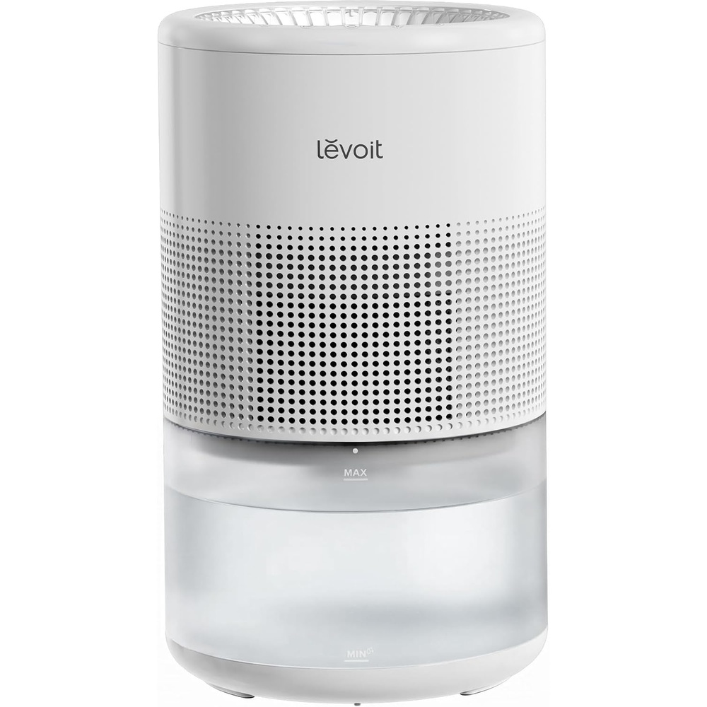 image:imageLevoit Evaporative Humidifiers for Home Whole House 23L Superior 6000S Up to 3000ft2 Last 72H No White Dust Tap Water Friendly Auto Mode Easy to Clean amp Move Foldable Storage Smart ControlGrey