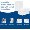 LEVOIT Aroma Pads 16 Pack, Humidifier Replacement Filters, Compatible with LV600S, Classic300S, LV600HH, OasisMist450S, Make The Fragrance Stronger and Longer Duration, White(Aroma Pad)
