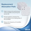 LEVOIT Aroma Pads 16 Pack, Humidifier Replacement Filters, Compatible with LV600S, Classic300S, LV600HH, OasisMist450S, Make The Fragrance Stronger and Longer Duration, White(Mineral Absorption Pad)