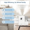 LEVOIT OasisMist 1000S (10L) Smart Humidifier for Home Large Room Bedroom, Last 100 Hours Suitable for Indoor Plant, Cover up to 600ft², Easy Top Fill, Remoter & Voice Control, Auto Mode, Quiet, White | Last 100 Hours Suitable for Indoor Plant, Cover up to 600ft², Easy Top Fill, Remoter & Voice Control, Auto Mode, Quiet, White(6L White)