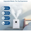 LEVOIT OasisMist 1000S (10L) Smart Humidifier for Home Large Room Bedroom, Last 100 Hours Suitable for Indoor Plant, Cover up to 600ft², Easy Top Fill, Remoter & Voice Control, Auto Mode, Quiet, White | Last 100 Hours Suitable for Indoor Plant, Cover up to 600ft², Easy Top Fill, Remoter & Voice Control, Auto Mode, Quiet, White(6L Smart White)