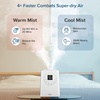 LEVOIT OasisMist 1000S (10L) Smart Humidifier for Home Large Room Bedroom, Last 100 Hours Suitable for Indoor Plant, Cover up to 600ft², Easy Top Fill, Remoter & Voice Control, Auto Mode, Quiet, White | Last 100 Hours Suitable for Indoor Plant, Cover up to 600ft², Easy Top Fill, Remoter & Voice Control, Auto Mode, Quiet, White(6L Smart White)