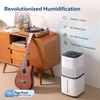 LEVOIT Superior 6000S Smart Evaporative Humidifiers for Home Whole House up to 3000ft², 6 Gal, Last 72-Hour, Premium Filter, Dry Mode, Wheels & Water Fill Hose & Foldable Storage – Quiet Sleep Mode