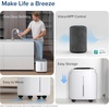 LEVOIT Superior 6000S Smart Evaporative Humidifiers for Home Whole House up to 3000ft², 6 Gal, Last 72-Hour, Premium Filter, Dry Mode, Wheels & Water Fill Hose & Foldable Storage – Quiet Sleep Mode