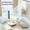 Levoit Tower Fan for Bedroom, 20dB Quiet Desk Fan, Portable Fan with 23ft/s | 3 Angles 4 Speeds Mini Oscillating Fan, DC Motor, Bladeless, Easy to Carry, Remoter, 12H Timer, for Home, Room, Office, White(Classic 42″ White)