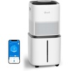 LEVOIT Superior 6000S Smart Evaporative Humidifiers for Home Whole House up to 3000ft², 6 Gal, Last 72-Hour, Premium Filter, Dry Mode, Wheels & Water Fill Hose & Foldable Storage – Quiet Sleep Mode