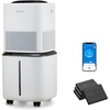 Levoit Evaporative Humidifiers for Home Whole House, 23L Superior 6000S | Up to 3000ft2, Last 72H, No White Dust, Tap Water Friendly, Auto Mode, Easy to Clean & Move, Foldable Storage, Smart Control(White)