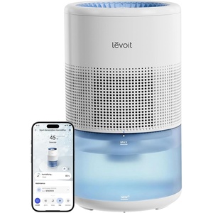 Levoit Evaporative Humidifiers for Home Whole House, 23L Superior 6000S | Up to 3000ft2, Last 72H, No White Dust, Tap Water Friendly, Auto Mode, Easy to Clean & Move, Foldable Storage, Smart Control(Blue)