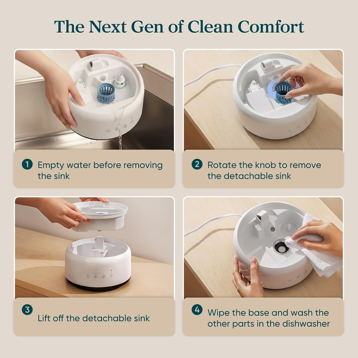 image:imageLevoit Top Fill Humidifiers for Bedroom 25L Tank for Large Room 28dB Easy to Fill amp Clean Quiet Cool Mist Air Humidifier for Home Baby Nursery amp Plants Auto Shutoff for Safety 25H Lasting42L Easy Clean