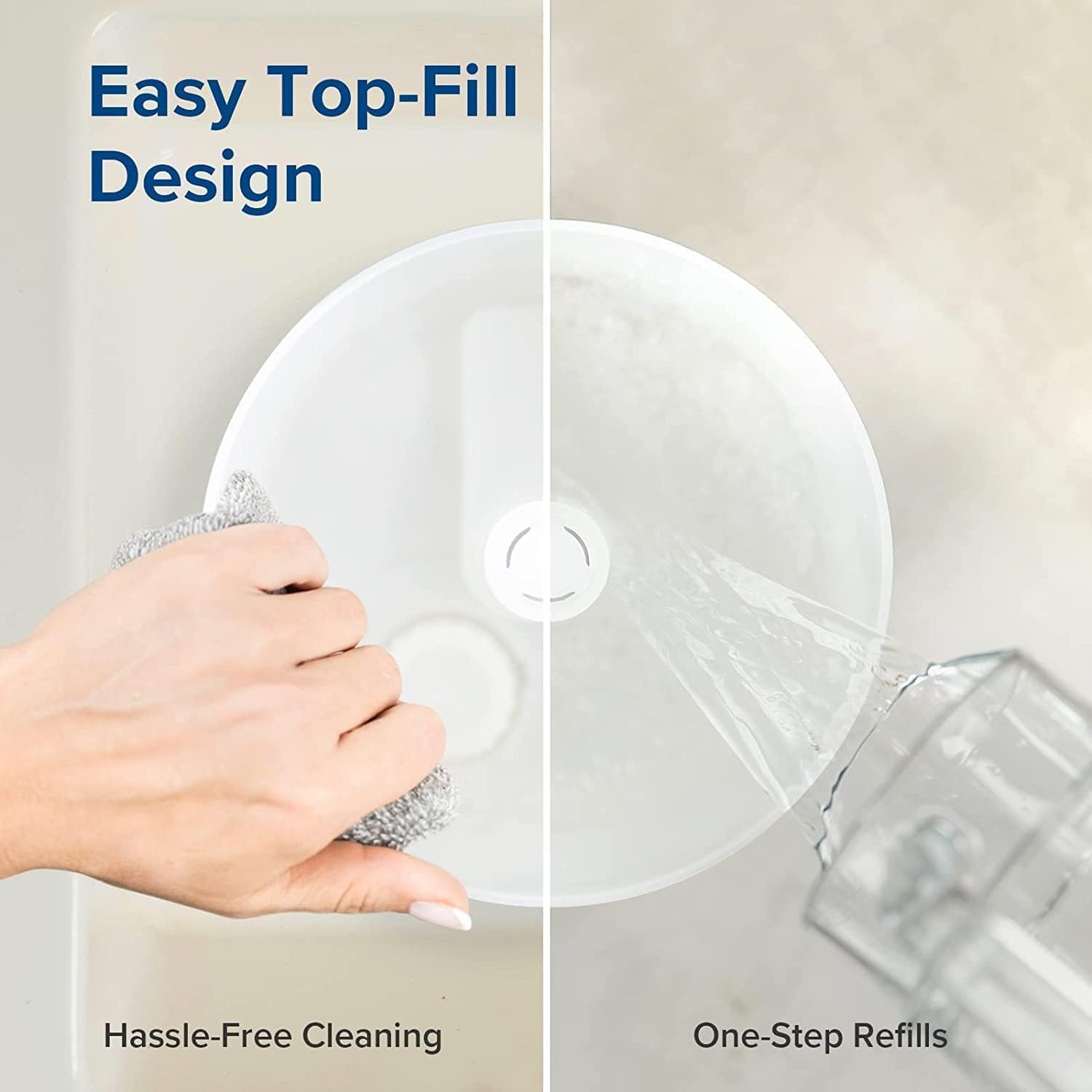 image:imageLevoit Top Fill Humidifiers for Bedroom 25L Tank for Large Room 28dB Easy to Fill amp Clean Quiet Cool Mist Air Humidifier for Home Baby Nursery amp Plants Auto Shutoff for Safety 25H Lasting30L Nightlight