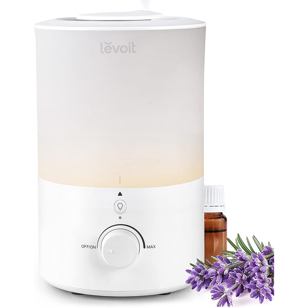 image:imageLevoit Top Fill Humidifiers for Bedroom 25L Tank for Large Room 28dB Easy to Fill amp Clean Quiet Cool Mist Air Humidifier for Home Baby Nursery amp Plants Auto Shutoff for Safety 25H Lasting30L Nightlight