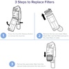 LEVOIT LVAC-200 Vacuum Cleaner Replacement Filter, 4 Pre-Motor Filters 2 Post-Motor Filters, White(LVAC-200 Filter)