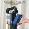 LEVOIT LVAC-200 White&Blue Cordless Vacuum Cleaner Replacement Battery, 2200mAh, Up to 50 Minutes Runtime(LVAC-300 Battery)