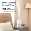 Levoit Top Fill Humidifiers for Bedroom, 2.5L Tank for Large Room, 28dB | Easy to Fill & Clean, Quiet Cool Mist Air Humidifier for Home Baby Nursery & Plants, Auto Shut-off for Safety, 25H Lasting(3.0L Nightlight)