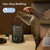 Levoit Top Fill Humidifiers for Bedroom, 2.5L Tank for Large Room, 28dB | Easy to Fill & Clean, Quiet Cool Mist Air Humidifier for Home Baby Nursery & Plants, Auto Shut-off for Safety, 25H Lasting(2.5L Black)