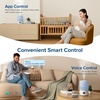 Levoit Top Fill Humidifiers for Bedroom, 2.5L Tank for Large Room, 28dB | Easy to Fill & Clean, Quiet Cool Mist Air Humidifier for Home Baby Nursery & Plants, Auto Shut-off for Safety, 25H Lasting(3.0L Smart_Blue)