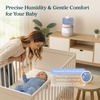 Levoit Top Fill Humidifiers for Bedroom, 2.5L Tank for Large Room, 28dB | Easy to Fill & Clean, Quiet Cool Mist Air Humidifier for Home Baby Nursery & Plants, Auto Shut-off for Safety, 25H Lasting(3.8L Smart_White)