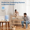 Levoit Top Fill Humidifiers for Bedroom, 2.5L Tank for Large Room, 28dB | Easy to Fill & Clean, Quiet Cool Mist Air Humidifier for Home Baby Nursery & Plants, Auto Shut-off for Safety, 25H Lasting(3.0L Smart_Blue)