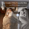 Levoit Top Fill Humidifiers for Bedroom, 2.5L Tank for Large Room, 28dB | Easy to Fill & Clean, Quiet Cool Mist Air Humidifier for Home Baby Nursery & Plants, Auto Shut-off for Safety, 25H Lasting(2.5L White)
