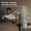 Levoit Top Fill Humidifiers for Bedroom, 2.5L Tank for Large Room, 28dB | Easy to Fill & Clean, Quiet Cool Mist Air Humidifier for Home Baby Nursery & Plants, Auto Shut-off for Safety, 25H Lasting(3.0L Smart_Blue)