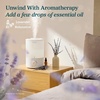 Levoit Top Fill Humidifiers for Bedroom, 2.5L Tank for Large Room, 28dB | Easy to Fill & Clean, Quiet Cool Mist Air Humidifier for Home Baby Nursery & Plants, Auto Shut-off for Safety, 25H Lasting(3.0L White)