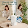 Levoit Top Fill Humidifiers for Bedroom, 2.5L Tank for Large Room, 28dB | Easy to Fill & Clean, Quiet Cool Mist Air Humidifier for Home Baby Nursery & Plants, Auto Shut-off for Safety, 25H Lasting(3.0L White)