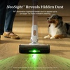 Levoit VortexIQ® Cordless Vacuum Cleaner for Pet Hair, 50-Min Runtime | Powerful Suction, NeoSight™ Green Light Dust Reveal, Anti-Tangle Brush, Self-Standing, 180° Lay-Flat Design, HEPA Filter(Air Silver)