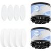 LEVOIT LVAC-200 Vacuum Cleaner Replacement Filter, 4 Pre-Motor Filters 2 Post-Motor Filters, White(LVAC-200 Filter)