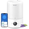 Levoit Top Fill Humidifiers for Bedroom, 2.5L Tank for Large Room, 28dB | Easy to Fill & Clean, Quiet Cool Mist Air Humidifier for Home Baby Nursery & Plants, Auto Shut-off for Safety, 25H Lasting(3.0L Smart_White)