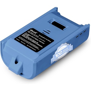 LEVOIT LVAC-200 White&Blue Cordless Vacuum Cleaner Replacement Battery, 2200mAh, Up to 50 Minutes Runtime(LVAC-200 Battery Blue)