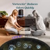 Levoit Air Purifier for Home Pets, Large Room Bedroom, AHAM VERIFIDE | HEPA Sleep Mode, Efficient Filter for Pet Dander, Odors, Captures Smoke, Dust, Pollen, Pet Lock, Core P350-P, Grey(Black)
