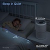 Levoit Air Purifier for Home Pets, Large Room Bedroom, AHAM VERIFIDE | HEPA Sleep Mode, Efficient Filter for Pet Dander, Odors, Captures Smoke, Dust, Pollen, Pet Lock, Core P350-P, Grey(White)