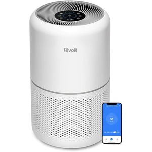 Levoit Air Purifier for Home Pets, Large Room Bedroom, AHAM VERIFIDE | HEPA Sleep Mode, Efficient Filter for Pet Dander, Odors, Captures Smoke, Dust, Pollen, Pet Lock, Core P350-P, Grey(White)